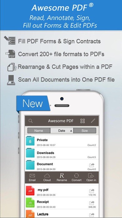 Emulate iPhone app PDF Editor Pro : Create, Edit, Annotate & Sign PDF using MyAndroid