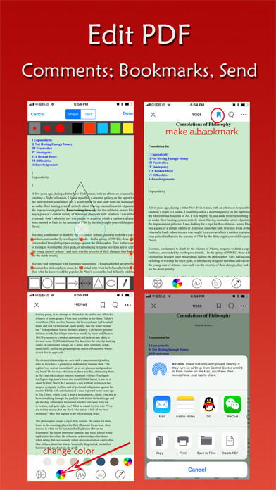 Emulate iPhone app PDF Edit Reader using MyAndroid