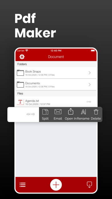 Emulate iPhone app PDF Maker : Converter,Scanner using MyAndroid Emulate iPhone app PDF Maker : Converter,Scanner using MyAndroid