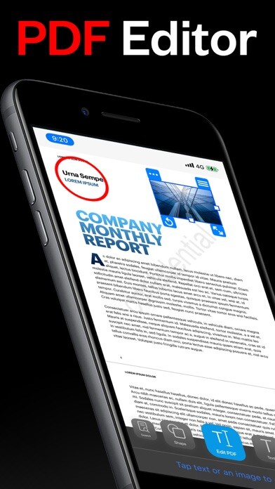 Emulate iPhone app PDF Office Pro, Acrobat Expert using MyAndroid