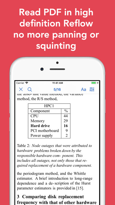 Emulate iPhone app PDF Reflow using MyAndroid