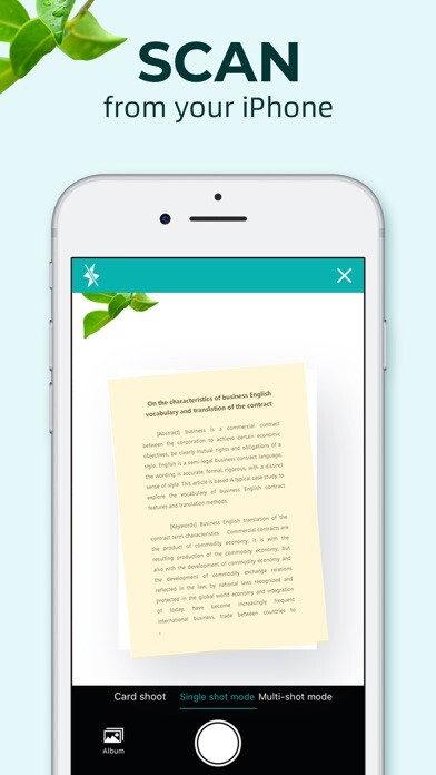 Emulate iPhone app pdf scanner-cam scan app using MyAndroid