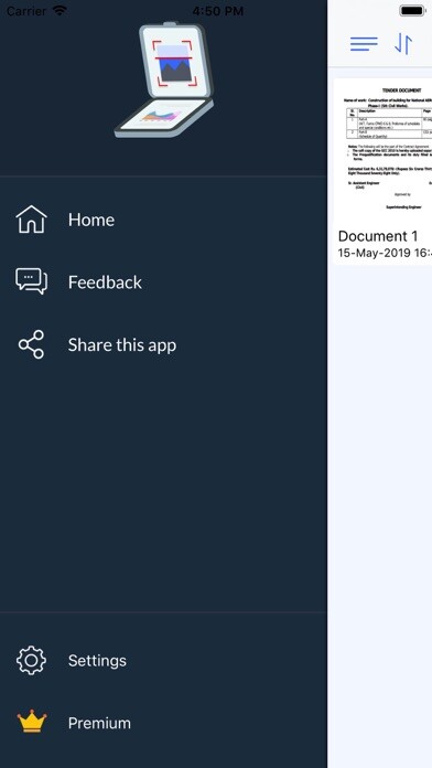 Emulate iPhone app PDF Scanner : Scan & Share using MyAndroid Emulate iPhone app PDF Scanner : Scan & Share using MyAndroid