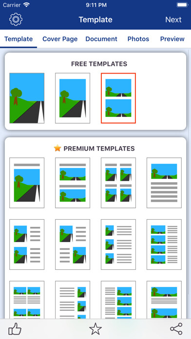Emulate iPhone app PDF Snaps: Photos to PDF Album using MyAndroid Emulate iPhone app PDF Snaps: Photos to PDF Album using MyAndroid
