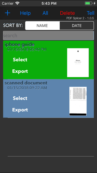 Emulate iPhone app PDF Splicer 2 using MyAndroid Emulate iPhone app PDF Splicer 2 using MyAndroid