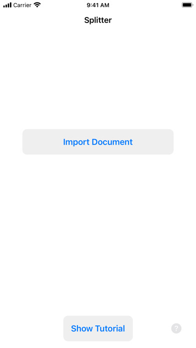 Emulate iPhone app PDF Splice using MyAndroid