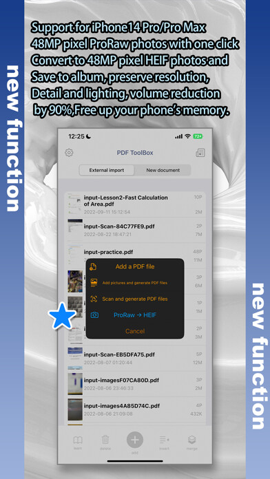Emulate iPhone app PDF-ToolBox using MyAndroid