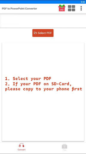 Run android online APK PDF to PPTX Converter from MyAndroid or emulate PDF to PPTX Converter using MyAndroid