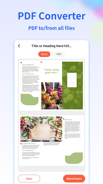 Run android online APK PDF to Word:PDF Maker from MyAndroid or emulate PDF to Word:PDF Maker using MyAndroid