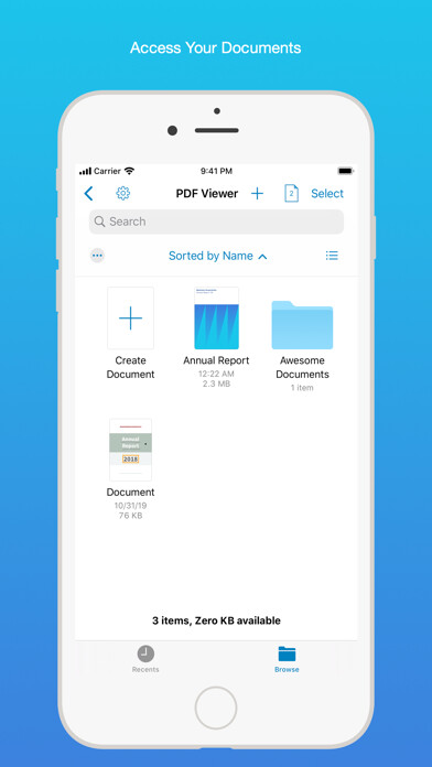 Emulate iPhone app PDF Viewer - Annotation Expert using MyAndroid