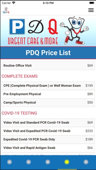 Emulate iPhone app PDQ Urgent Care and More using MyAndroid Emulate iPhone app PDQ Urgent Care and More using MyAndroid