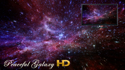 Emulate iPhone app Peaceful Galaxy HD using MyAndroid