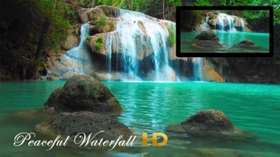 Emulate iPhone app Peaceful Waterfall HD using MyAndroid Emulate iPhone app Peaceful Waterfall HD using MyAndroid