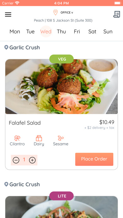 Emulate iPhone app Peach - Food & Marketplace using MyAndroid Emulate iPhone app Peach - Food & Marketplace using MyAndroid