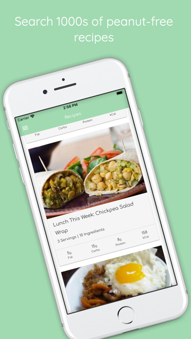 Emulate iPhone app Peanut Allergy Recipes using MyAndroid Emulate iPhone app Peanut Allergy Recipes using MyAndroid