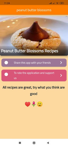 Run android online APK Peanut butter blossoms from MyAndroid or emulate Peanut butter blossoms using MyAndroid