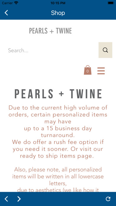 Emulate iPhone app Pearls and Twine using MyAndroid