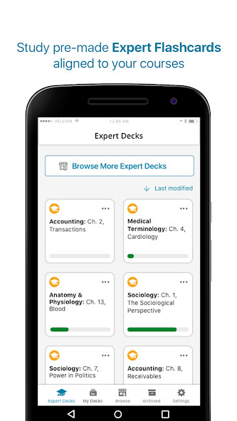Run android online APK Pearson Prep Flashcards from MyAndroid or emulate Pearson Prep Flashcards using MyAndroid