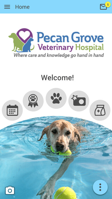 Emulate iPhone app Pecan Grove Vet using MyAndroid