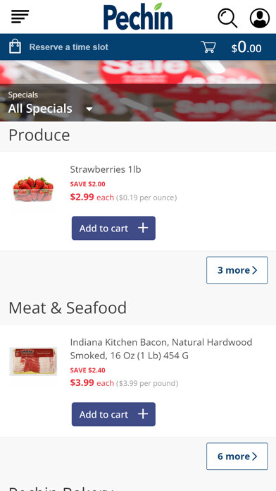 Emulate iPhone app Pechin Superfoods Market using MyAndroid Emulate iPhone app Pechin Superfoods Market using MyAndroid