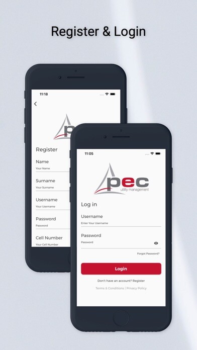 Emulate iPhone app PEC Utility Management using MyAndroid