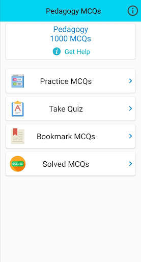 Emulate Android APK PEDAGOGY MCQS Emulate Android APK PEDAGOGY MCQS