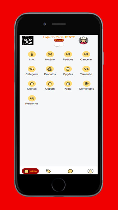 Emulate iPhone app Pede Delivery Estabelecimento using MyAndroid Emulate iPhone app Pede Delivery Estabelecimento using MyAndroid