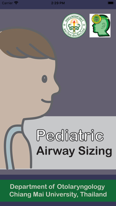 Emulate iPhone app Pediatric Airway Sizing using MyAndroid Emulate iPhone app Pediatric Airway Sizing using MyAndroid