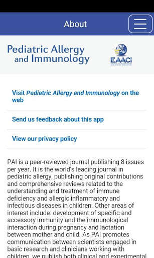Run android online APK Pediatric Allergy & Immunology from MyAndroid or emulate Pediatric Allergy & Immunology using MyAndroid Run android online APK Pediatric Allergy & Immunology from MyAndroid or emulate Pediatric Allergy & Immunology using MyAndroid