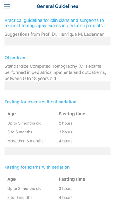 Emulate iPhone app Pediatric CT Protocols using MyAndroid Emulate iPhone app Pediatric CT Protocols using MyAndroid