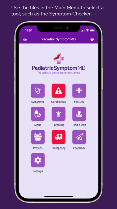 Emulate iPhone app Pediatric SymptomMD using MyAndroid