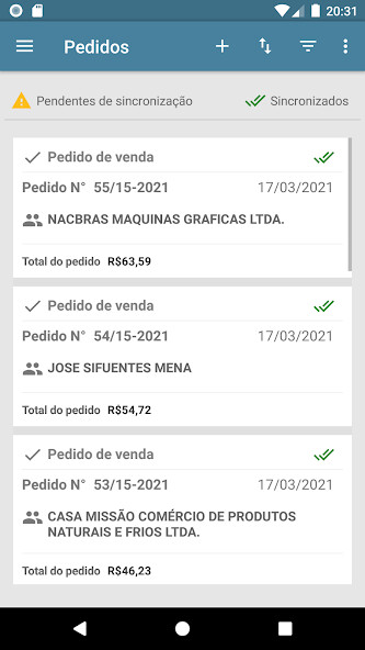 Run android online APK Pedido de Venda - Gateway from MyAndroid or emulate Pedido de Venda - Gateway using MyAndroid
