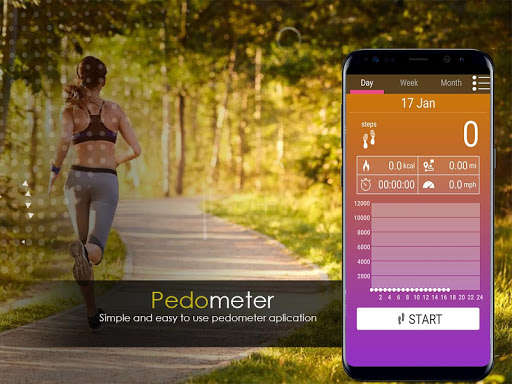 Run android online APK Pedometer - Step Counter & Tracker from MyAndroid or emulate Pedometer - Step Counter & Tracker using MyAndroid