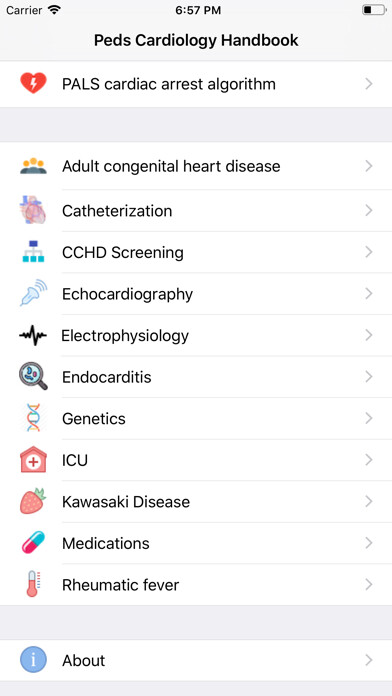 Emulate iPhone app Peds Cardiology Handbook using MyAndroid Emulate iPhone app Peds Cardiology Handbook using MyAndroid