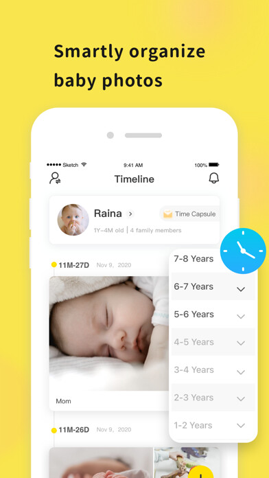Emulate iPhone app Peekaboo Moments - Babybook using MyAndroid