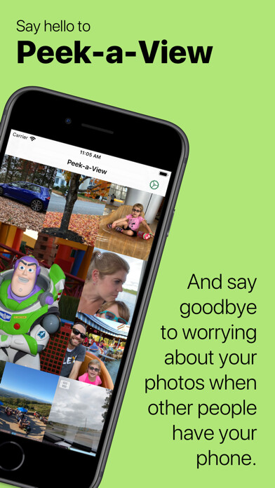 Emulate iPhone app Peek-a-View using MyAndroid
