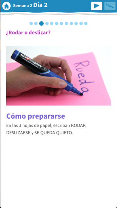 Emulate iPhone app PEEP Ciencias: Rampas using MyAndroid