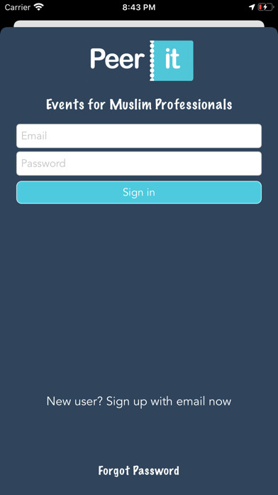 Emulate iPhone app Peerit using MyAndroid