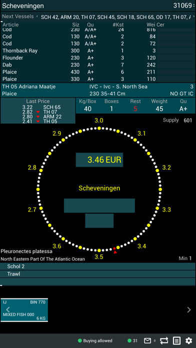 Emulate iPhone app Pefa Auction Clock using MyAndroid