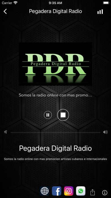 Emulate iPhone app Pegadera Digital Radio using MyAndroid Emulate iPhone app Pegadera Digital Radio using MyAndroid