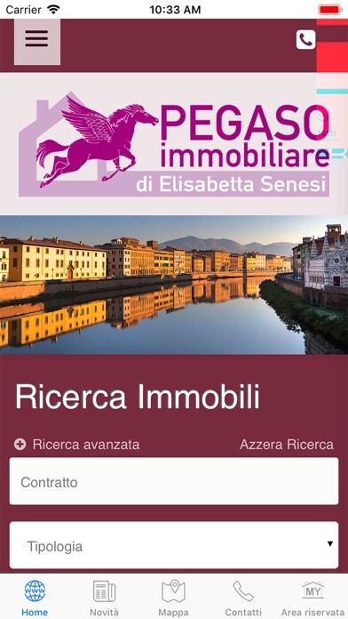 Emulate iPhone app Pegaso Immobiliare using MyAndroid Emulate iPhone app Pegaso Immobiliare using MyAndroid