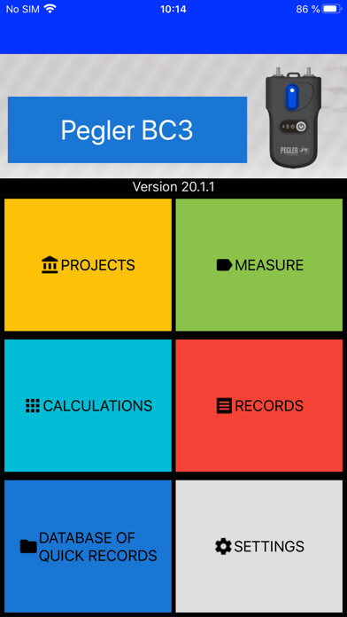 Emulate iPhone app Pegler BC3 using MyAndroid