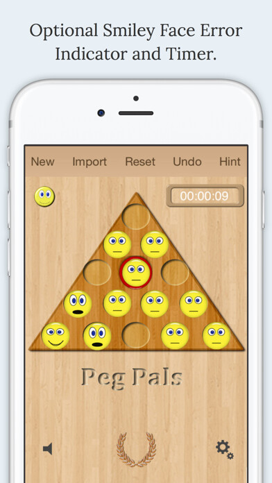 Emulate iPhone app Peg Pals Pro – Peg Solitaire using MyAndroid