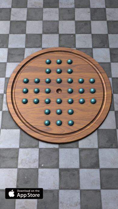 Emulate iPhone app Peg Solitaire Brainvita using MyAndroid