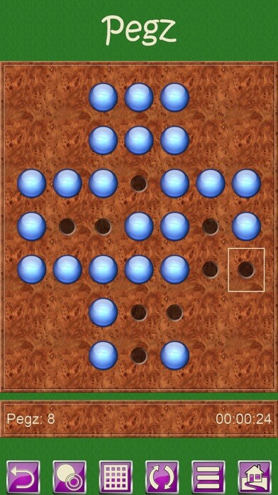 Emulate iPhone app Pegz V+ - peg jump using MyAndroid Emulate iPhone app Pegz V+ - peg jump using MyAndroid