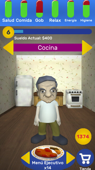 Emulate iPhone app Pejegochi using MyAndroid