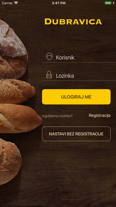 Emulate iPhone app Pekara Dubravica using MyAndroid Emulate iPhone app Pekara Dubravica using MyAndroid