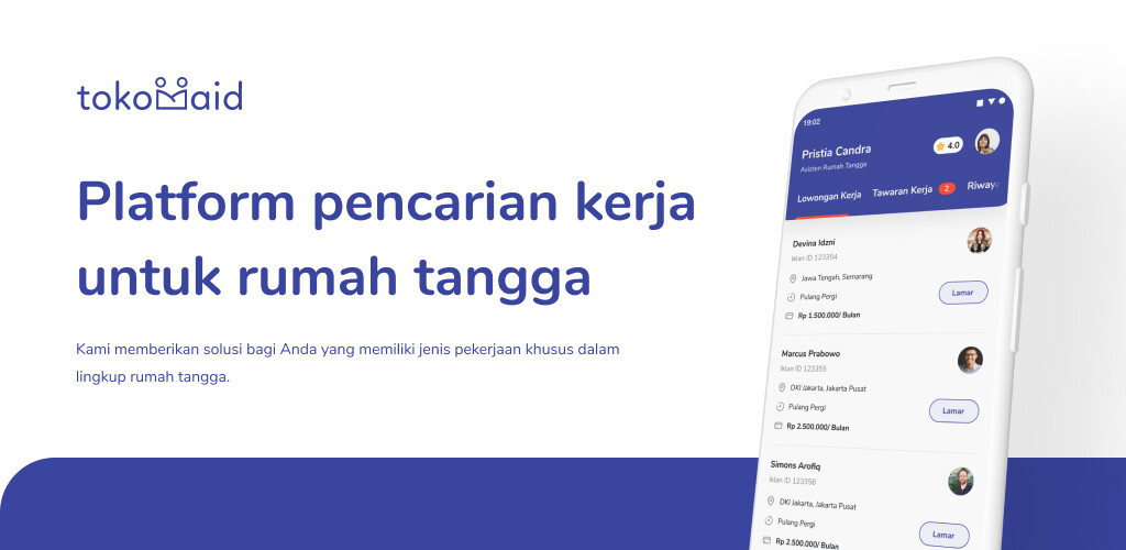 Run android online APK Pekerja Tokomaid from MyAndroid or emulate Pekerja Tokomaid using MyAndroid