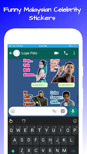 Run android online APK Pelekat Gambar Artis Malaysia from MyAndroid or emulate Pelekat Gambar Artis Malaysia using MyAndroid