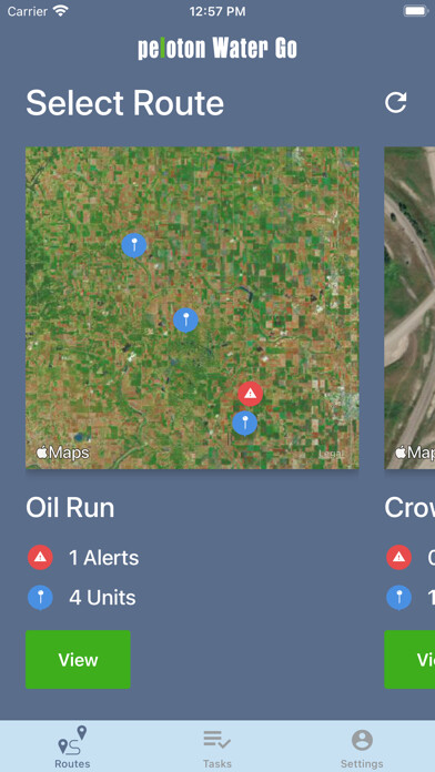 Emulate iPhone app Peloton - Water Go using MyAndroid